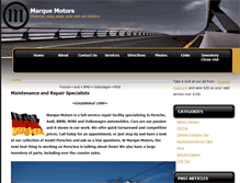 Tablet Screenshot of marquemotors.com